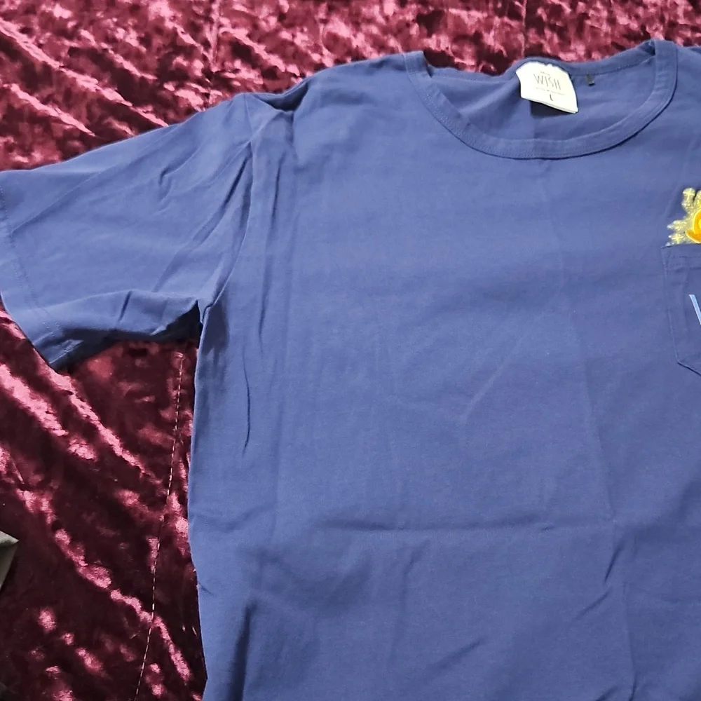 Disney Wish Womens Navy Blue T-Shirt - Picture 5 of 5